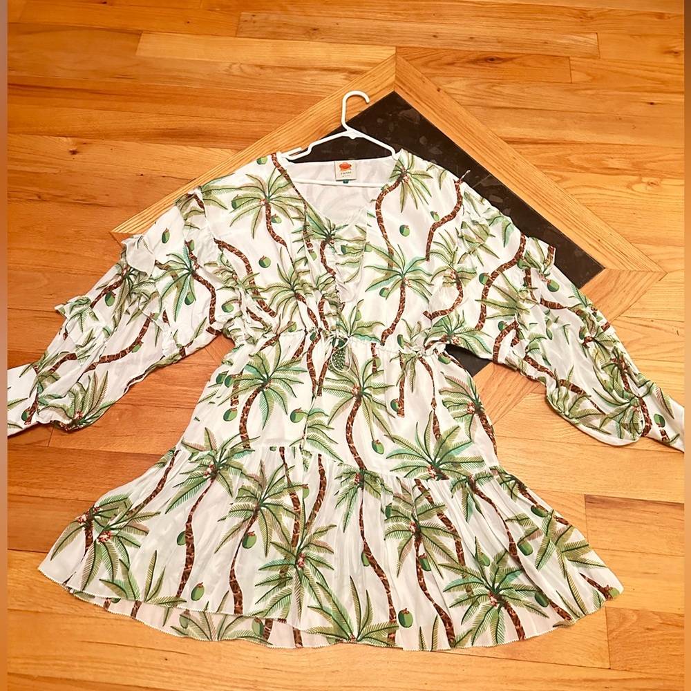 Farm Rio Swinging palms mini dress - Picture 2 of 5